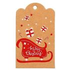 Paper Xmas Decoration Gift Wrapping Christmas Labels Hang Tags Christmas Tag