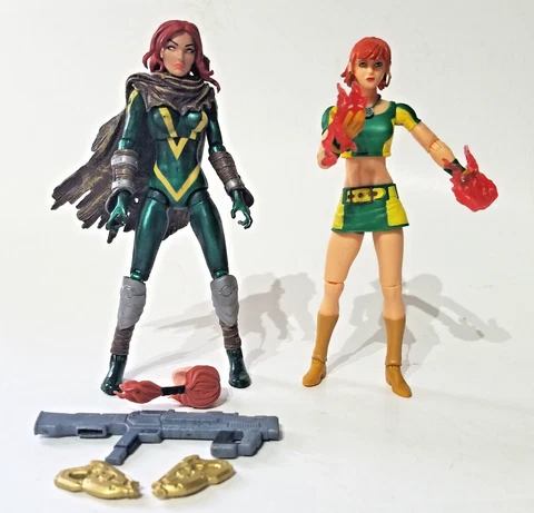 Marvel Legends CUSTOM Hope Summers + Rachel Summers Marvel Girl Cover