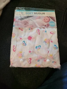 New Summer Infant Soft Muslin Changing Pad Cover Pink Owls Girls Nursery baby - Picture 1 of 4