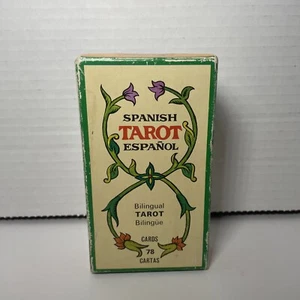 Vintage Spanish Bilingual Tarot Cards Fournier Vitoria Spain 1975 Complete Set - Picture 1 of 6