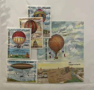 Souvenir Sheet Comoro Islands Scott #C122-C126 set nh - Picture 1 of 1