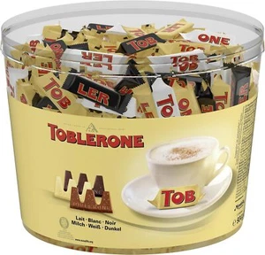 1x 820g Toblerone Minis Mix Schokolade 3 Sorten Honig Mandelnougat NEU MHD 7/24