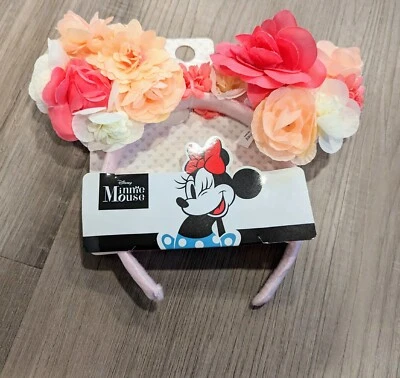 Disney Minnie / Mickey Mouse flower  headband girls  - Image 1 of 4