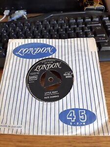 FATS DOMINO LITTLE MARY / PRISIONERS SONG EX LONDON ROCK N ROLL VINYL 45 TRI
