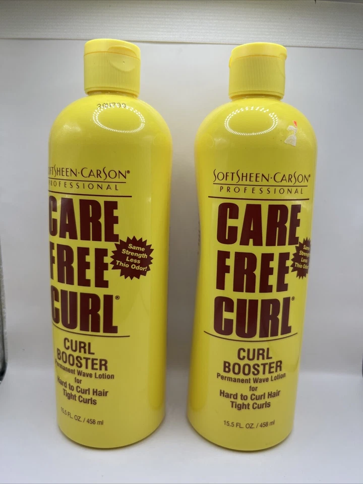Lote de 2 lociones de onda permanente Softsheen Carson Care Free Curl Booster, 15,5 oz Foto 1 de 2