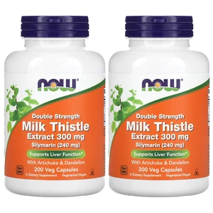 Now Foods, (2 Pack) Silymarin, Milk Thistle Extract with Artichoke & Dandelion, - Picture 1 of 3