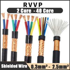 RVVP cable blindado cable eléctrico trenzado apantallado línea de control línea de datos - Imagen 1 de 24