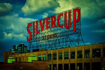 Silvercup Studios by Chris Lord New York City Photo Art Print Poster 12x18 - Image 1 of 3
