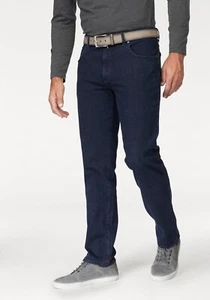 JEANS UOMO PIONIER 'PETER' GAMBA DRITTA SLIM STONE SCURO 42W x 32L NUOVO CON ETICHETTE - Foto 1 di 5