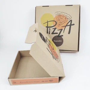 100x Take Out Behälter 10" x 10" Pizza Wellpappe Kraft hält Pizza Frisch Box - Bild 1 von 8