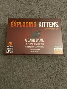 Exploding Kittens Kartenspiel - 2-5 Spieler perfektes Weihnachtsgeschenk - Bild 1 von 2