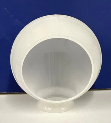 Pantalla de vidrio de baño blanco ópalo de 2,25" de repuesto GlaSwaRe NUEVO 81538 Foto 1 de 4