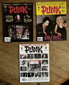 PUNK MAGAZINE Lot 3 ISSUES #19 #20 #21 2007 John Holmstrom - Picture 1 of 4