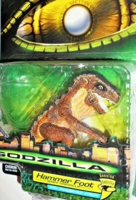 Godzilla 1998 Hammer Foot bebé Godzilla Trendmasters Toybiz era película 1999 sin usar, en caja Foto 1 de 4