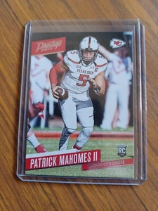 2017 Panini Prestige Patrick Mahomes II Rookie Card #232 Investment card Chiefs - Picture 1 of 10