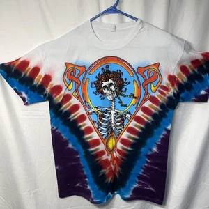Camicia Bertha Grateful Dead blu liquido taglia grande - Foto 1 di 7