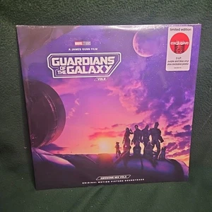 Guardians of the Galaxy Vol 3 Soundtrack Vinyl 2023 Marvel Purple & Blue - Picture 1 of 6