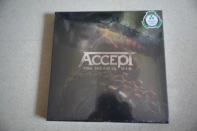 Accept - Box - LP Vinyl  - to mean to die , LP splatter mit CD - Bild 1 von 3