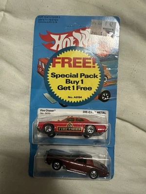 Hot Wheels Vintage Diecast 1/64 diecast Stutz 1979 & Fire Chaser Two Pack - Image 1 of 3