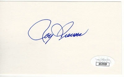 Roy Sievers Signed Autographed Index Card Browns Senators JSA AX25529 - Image 1 of 2