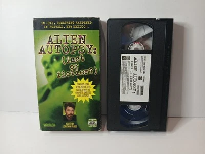 Alien Autopsy Fact or Fiction Uncut VHS Video Tape Movie Roswell UFOs! - Image 1 of 2