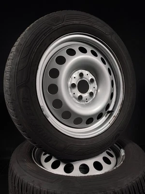 4 Kompletträder 225 55 R17C  Mercedes V Klasse W447 17" Stahlfelgen - Bild 1 von 3