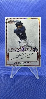 2020 Leaf Trinity Ronald Acuna Jr. Auto #A-RA1 Atlanta Braves - Image 1 of 4