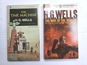 The Time Machine And War Of The Worlds H.G. Wells 1964 VG Paperback Lot Of 2 VTG - Bild 1 von 4