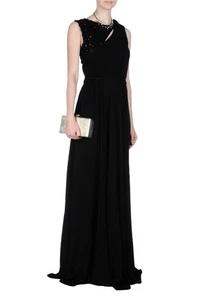 Vestido Just Cavalli Vintage Negro Talla:46-10usa - Imagen 1 de 4