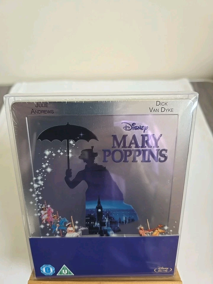 DISNEY  MARY  POPPINS   BLU-RAY   (  1964  )   STEELBOOK,  BRAND   NEW   SEALED  - Image 1 of 1