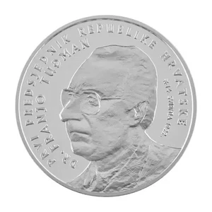 150 Kuna Präsident der Republik Kroatien Dr. Franjo Tuđman, kroatisches Silber - Bild 1 von 5