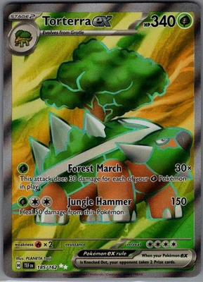 Torterra ex Ultra Rare SV05: Temporal Forces 185/162 NM - Image 1 of 2