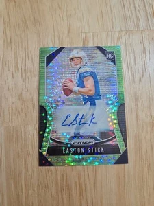 2019 Prizm EASTON STICK Green Pulsar Prizm Autograph #307 Rookie Auto RC - Picture 1 of 10