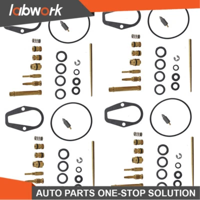 Kit de reparación de reconstrucción de carburador Labwork 4 X CB550 para Honda CB550F CB550K Foto 1 de 4