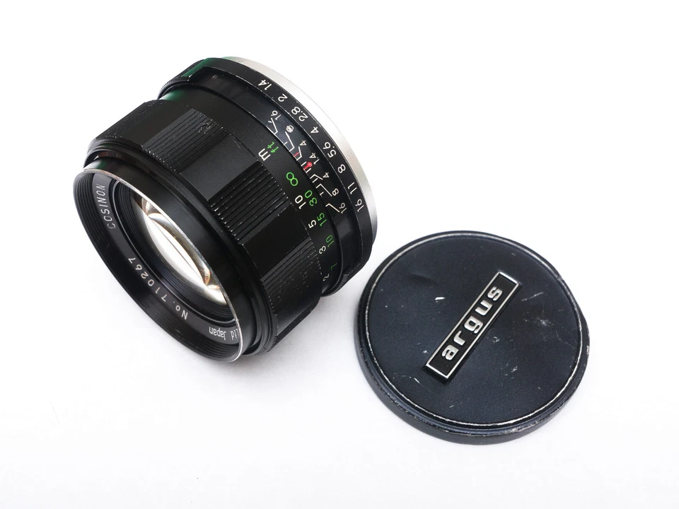 CLAed! Lente Cosina Cosinon Auto (Tomioka Planar) 55 mm f/1,4 m42 DSLR/sin espejo Foto 1 de 4