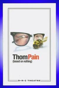 Playbill + Thom pain based on nothing + James Urbaniak , written by Will Eno - Picture 1 of 4