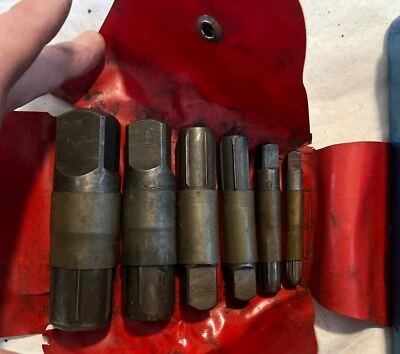 RIDGID PIPE EXTRACTOR SET 883, 6 pc, 1/8,1/4, 3/8, 1/2, 3/4, 1, SCHEDULE 40 PIPE - Image 1 of 4