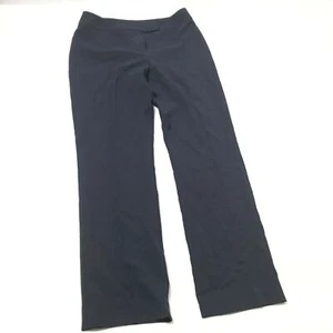 Pantalones de vestir para mujer Tahari Arthur S Levine frente plano rascacielos azul marino talla 10 nuevos H6 - Imagen 1 de 6