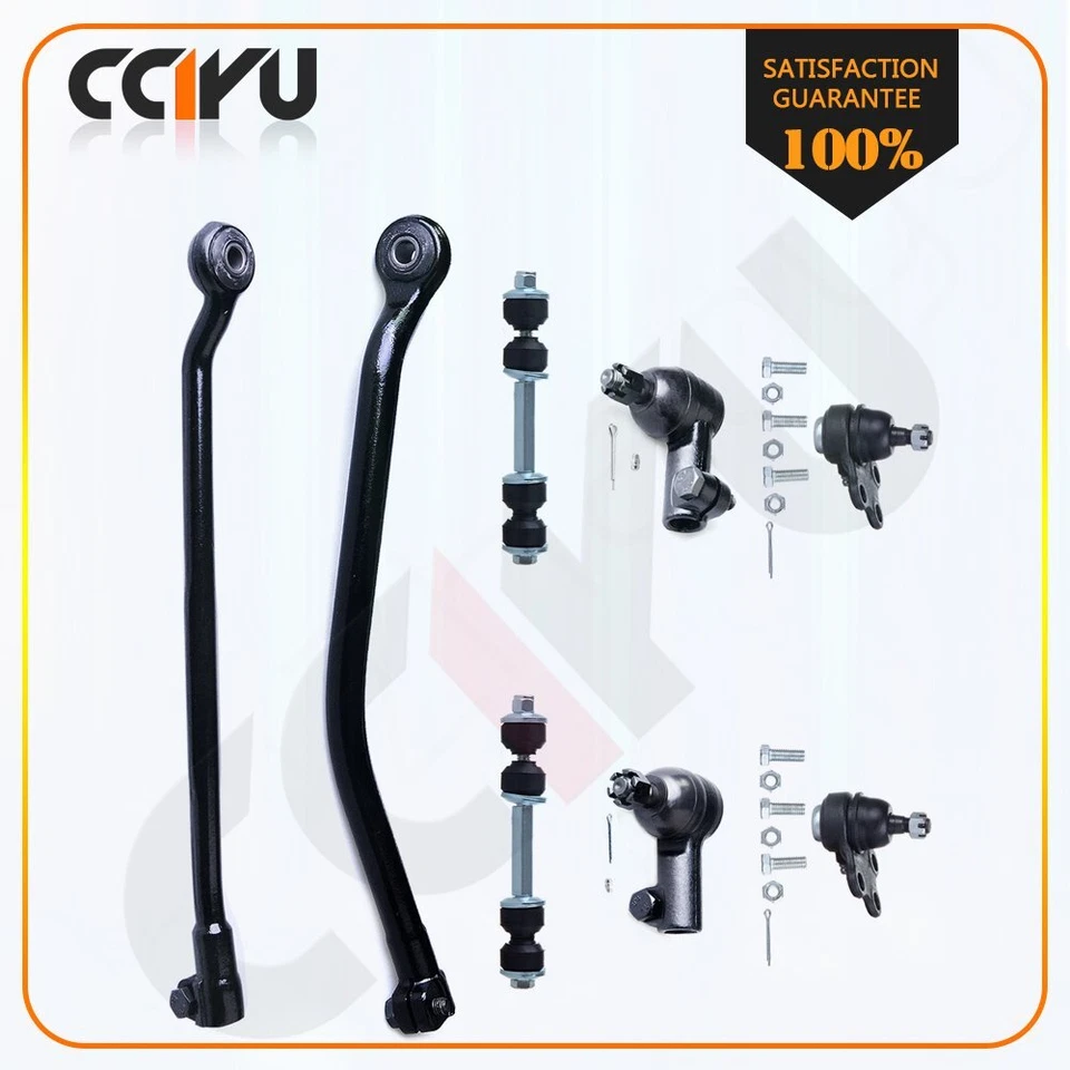 For 82-88 Cadillac Cimarron 8x Front Ball Joints Tie Rods Tie Rods Steering Part Foto 1 de 4