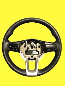 OEM Kia Rio 17-21 Multifunction 3-Spoke Steering Wheel Unit 56120-H8000 #1430 - Picture 1 of 6