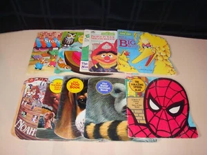 10 Golden Shape Book Picture Book Lot Sesame Street Spiderman Animals Tugboat - Picture 1 of 5