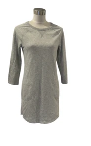 NUEVO SIN ETIQUETAS Gap Gris Mini Sudadera Vestido Con Bolsillos XS - Imagen 1 de 7