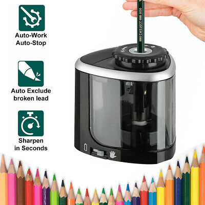 Automatic Electric Pencil Sharpener Operated Students Desktop AU • 16.01$