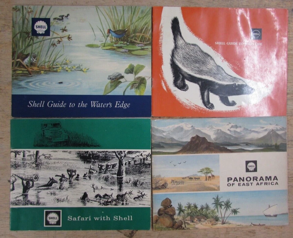 4 SHELL GUIDES by VARIOUS AUTHORS pub by SHELL  ** £4.50 UK POST ** PAPERBACK - Image 1 of 1