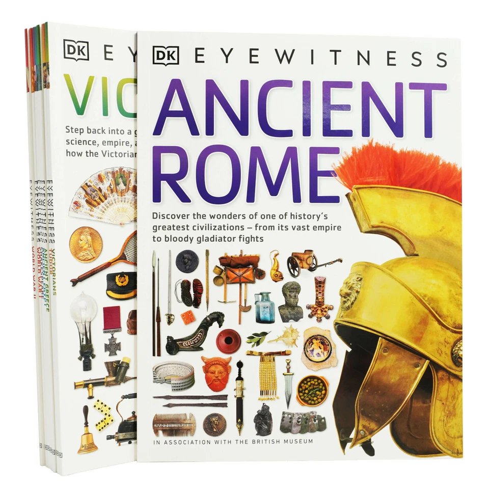 DK Eyewitness Childrens Collection 8 Books Set - Ages 9-12 - Paperback - Image 1 of 4