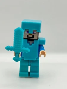 Lego MineCraft mini figures Steve Alex Creeper Enderman Golem - Picture 1 of 63
