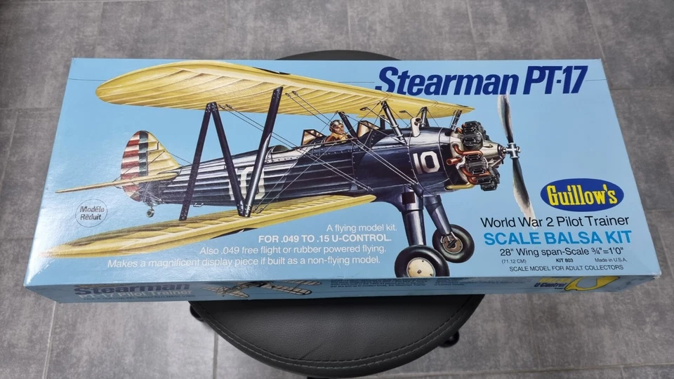 Guillow's Stearman PT-17 in scala 1:16 - Immagine 1 di 1