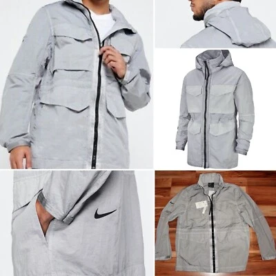 Nike Sportswear NSW Tech Pack High Density M65 Jacket BV4430 012 GREY M $225 NEW - Image 1 of 4