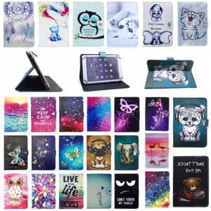 Leather Smart Case Stand Tablet Flip PU Cover For Lenovo Tab M7 M8 M10 E7 E8 E10 - Picture 1 of 38