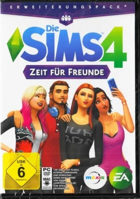Die Sims 4 Zeit für Freunde (Code in a Box) Addon PC Deutsche Version Neu & OVP - Bild 1 von 4